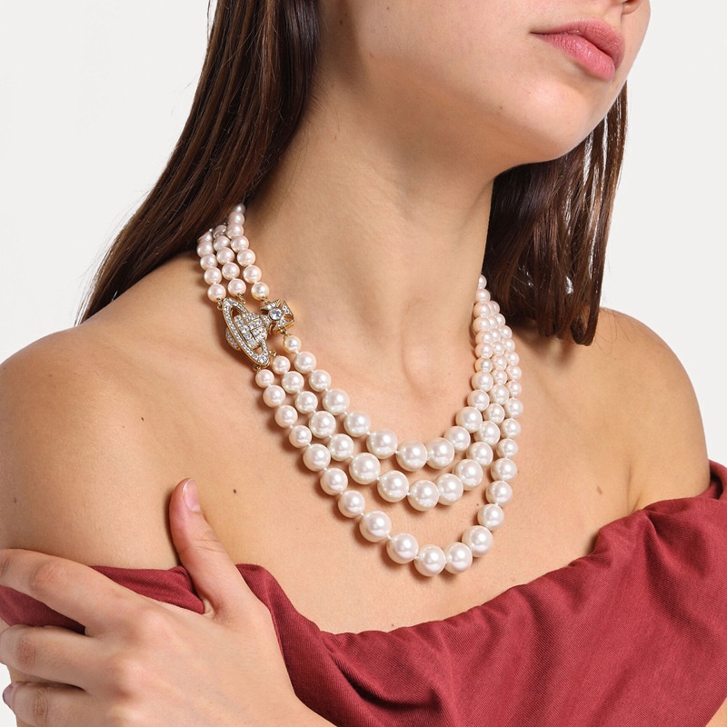 Vivienne Westwood Graziella Embellished Necklace 265$